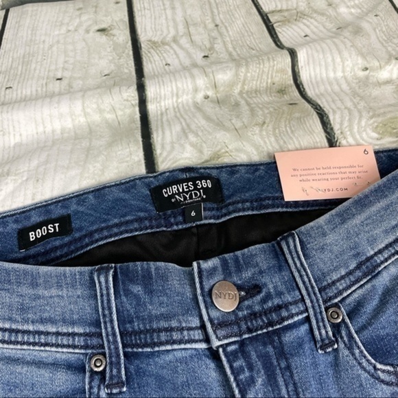 NYDJ Taylor Boost Skinny Shadow Seam Jeans 6 - Picture 5 of 13
